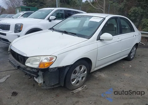 2009 Kia Spectra Ex from USA, damaged, VIN KNAFE221595626041